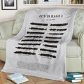 Luv Is Rage 2 by Lil Uzi V Fleece Throw Blanket