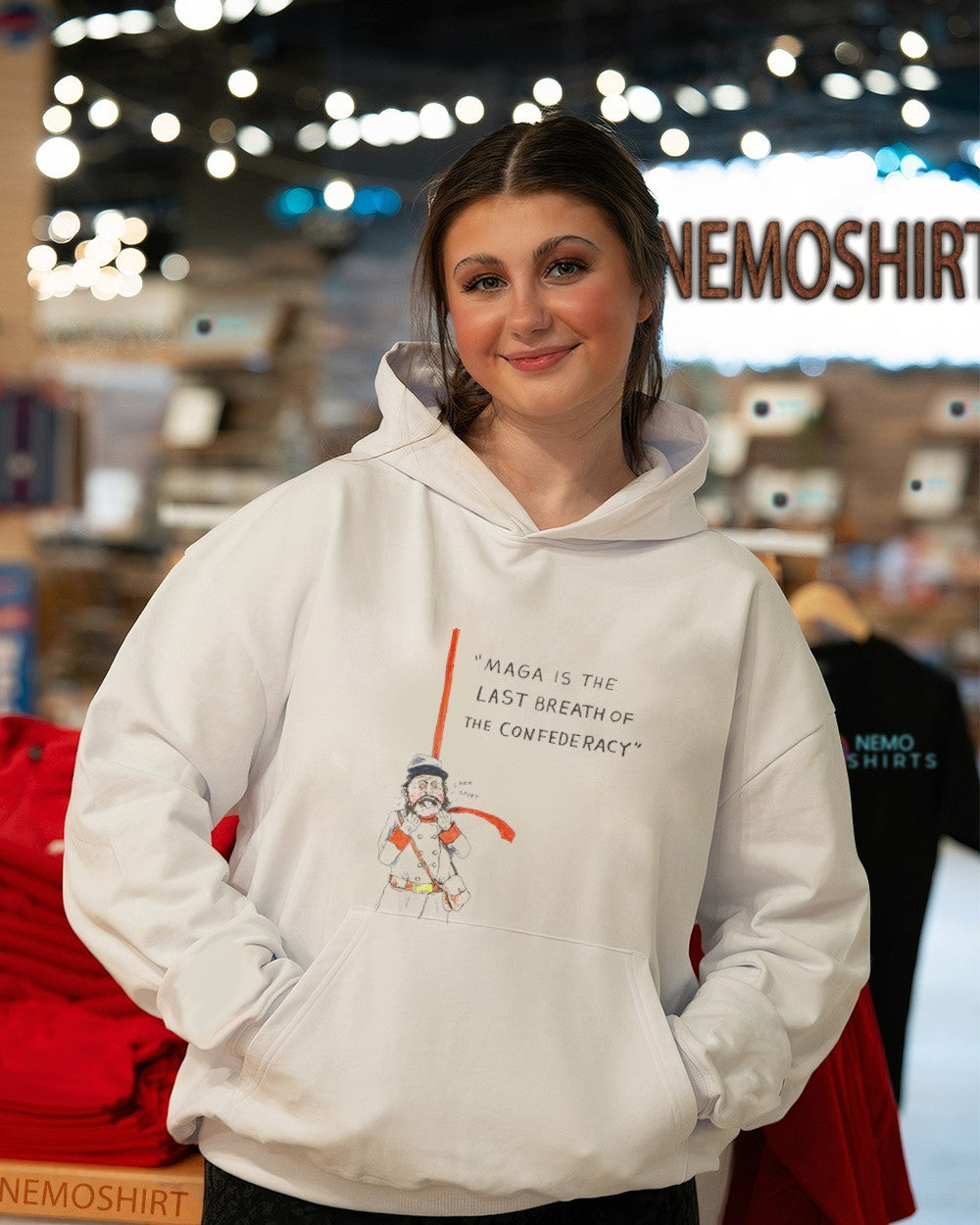 MAGA is the last breath of the confederacy shirt