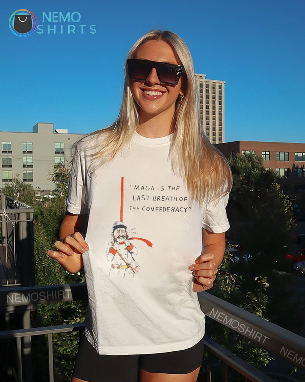 MAGA is the last breath of the confederacy shirt