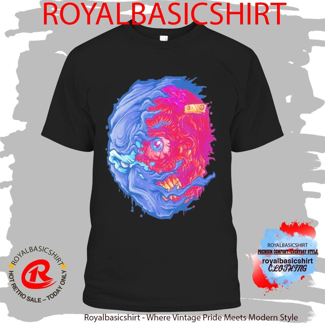 MNE Shredded Ninja Mask Shirt