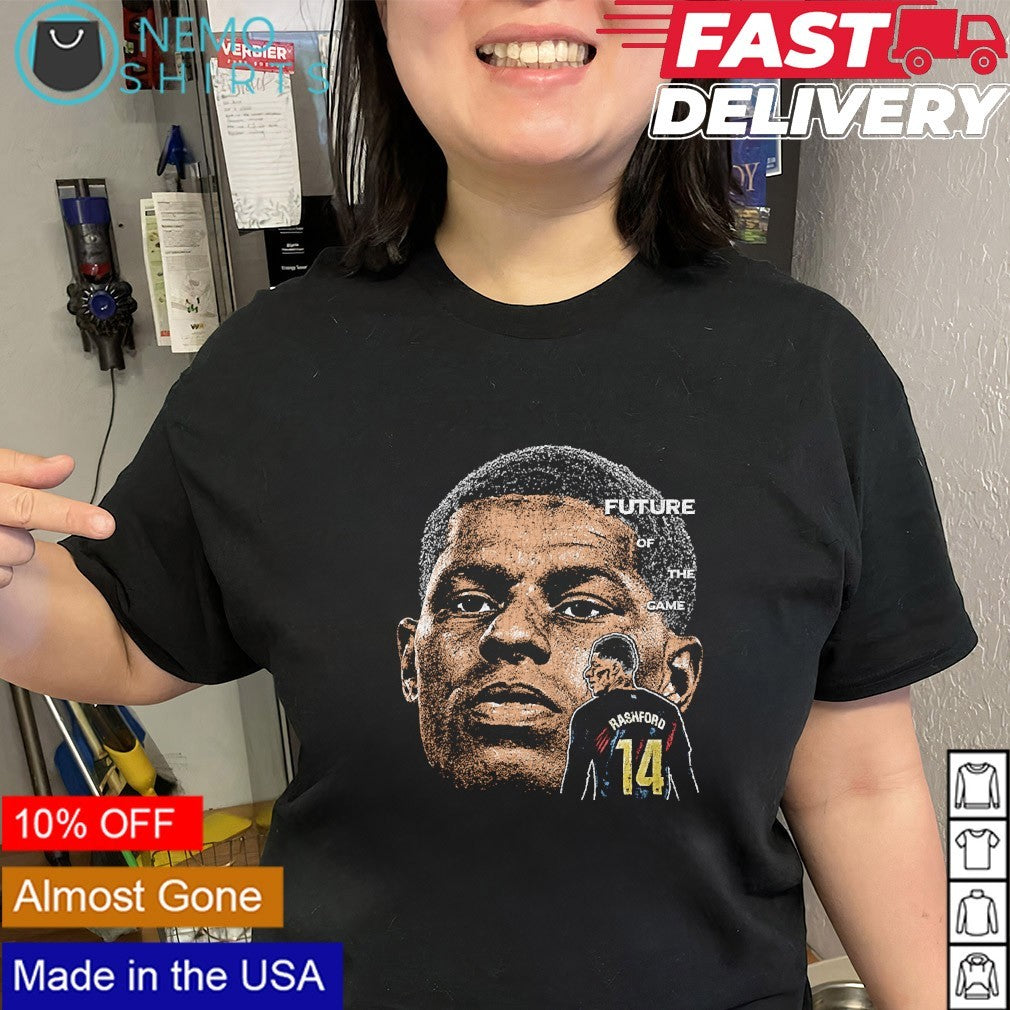 Marcus Rashford 14 Manchester United future of the game shirt
