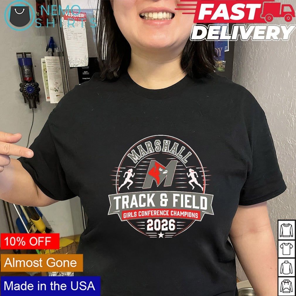 Marshall High School Track and Field 2026 Girls Conference Champions shirt