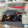 Max Verstappen 2020 kerb Fleece Throw Blanket