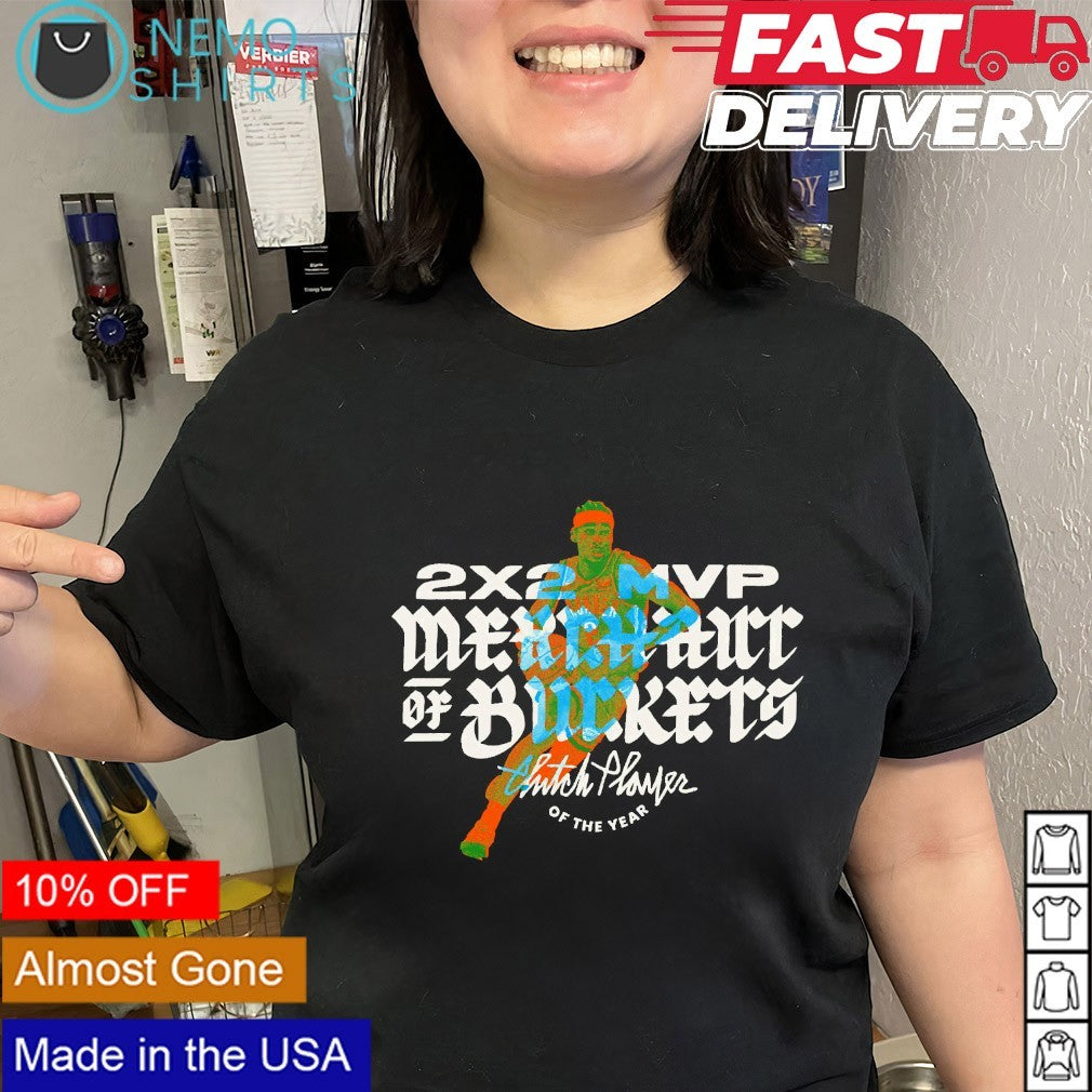 Merchant of Buckets Shai 2×2 MVP clutch player of the year shirt