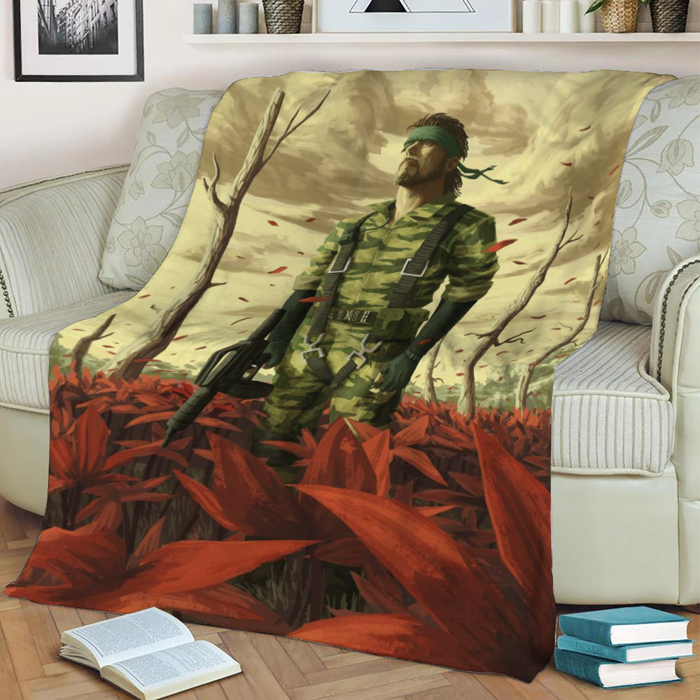 Metal Gear Solid 3 Fleece Throw Blanket