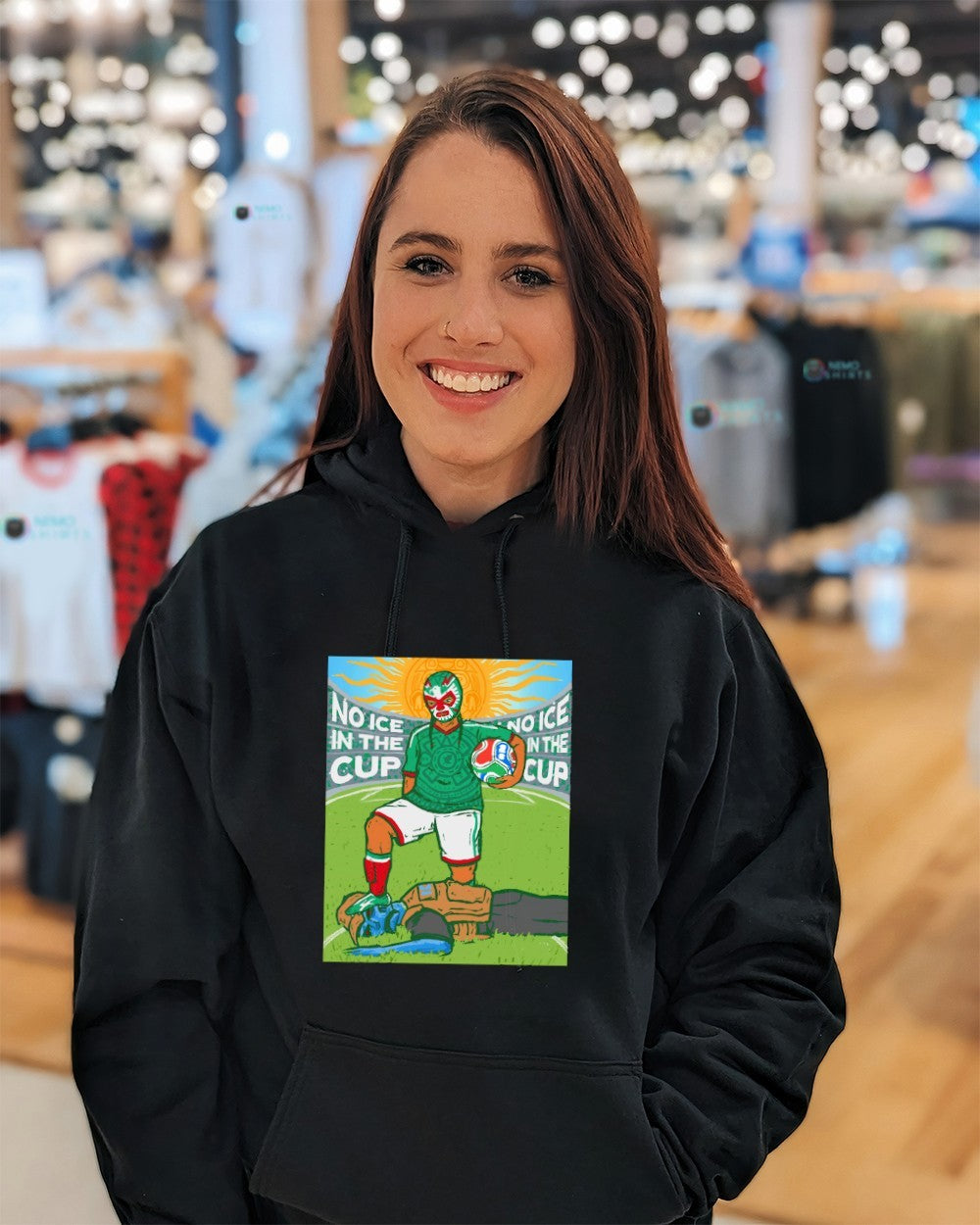 Mexican Luchador 2026 FIFA World Cup no Ice in the cup shirt