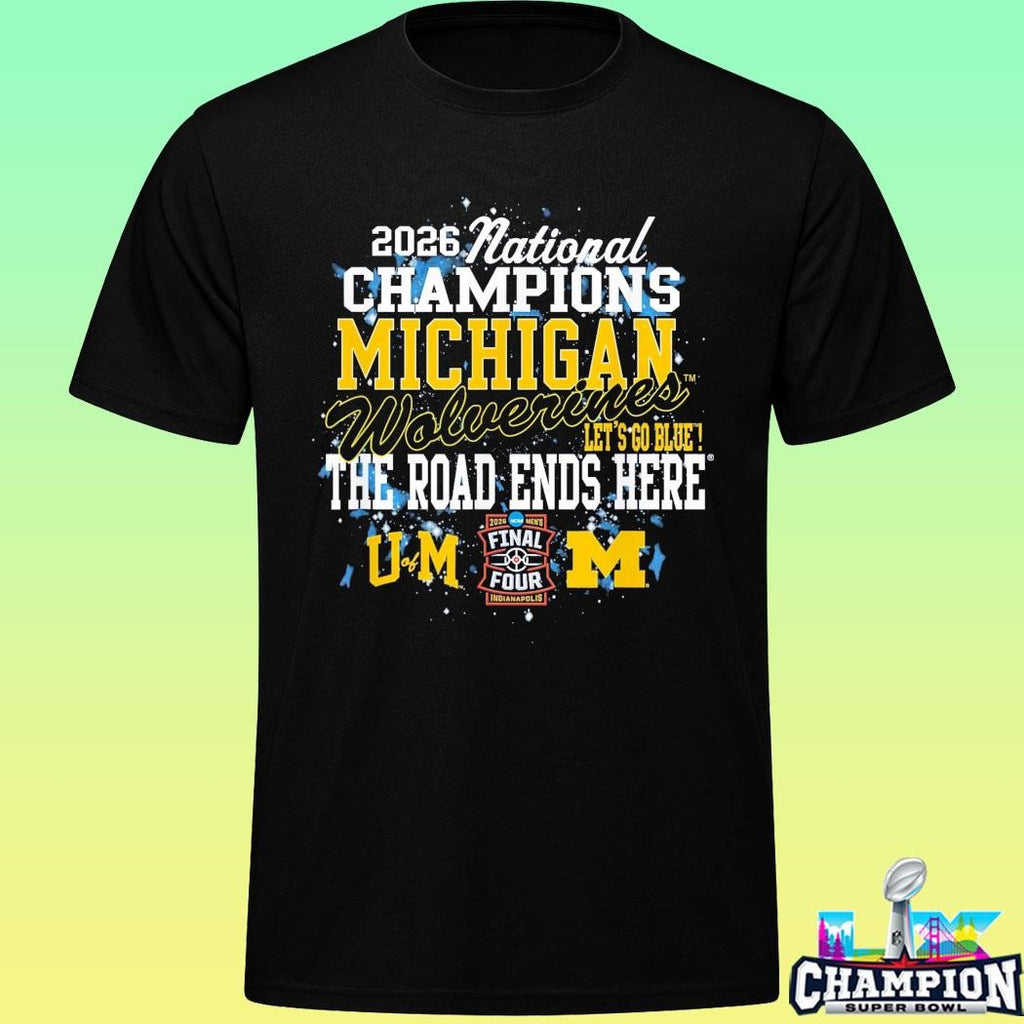 Michigan Wolverines 2026 National Champs Men’s Basketball Shirt