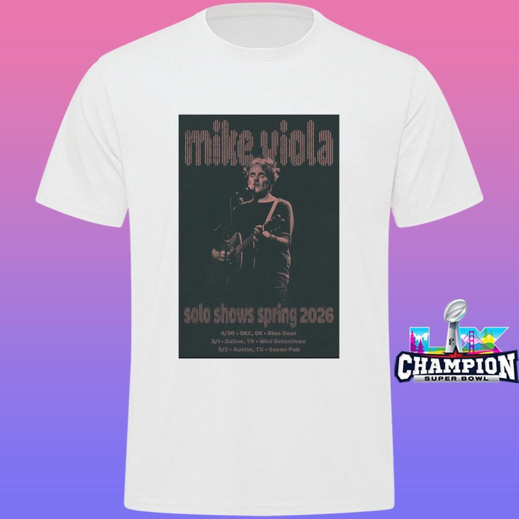 Mike Viola Solo 2026 Shows Spring Shirt