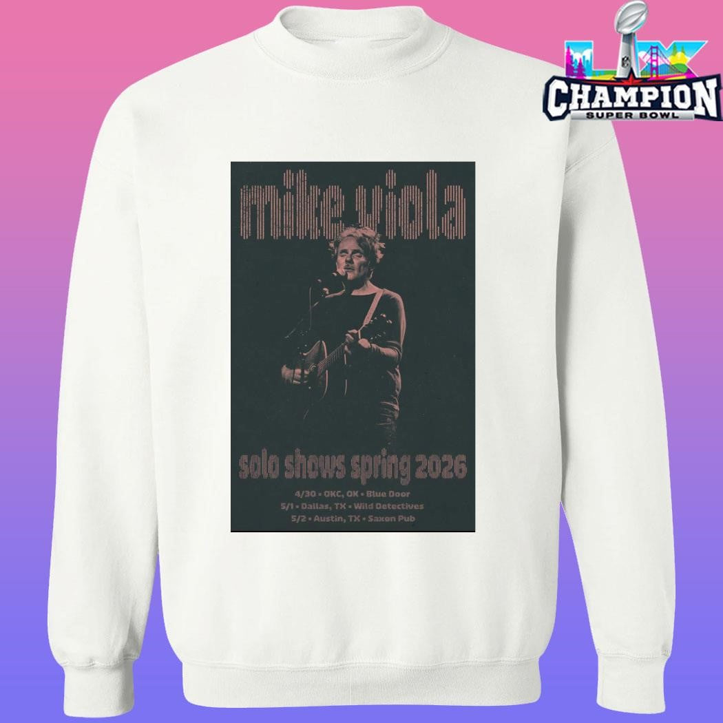 Mike Viola Solo 2026 Shows Spring Shirt