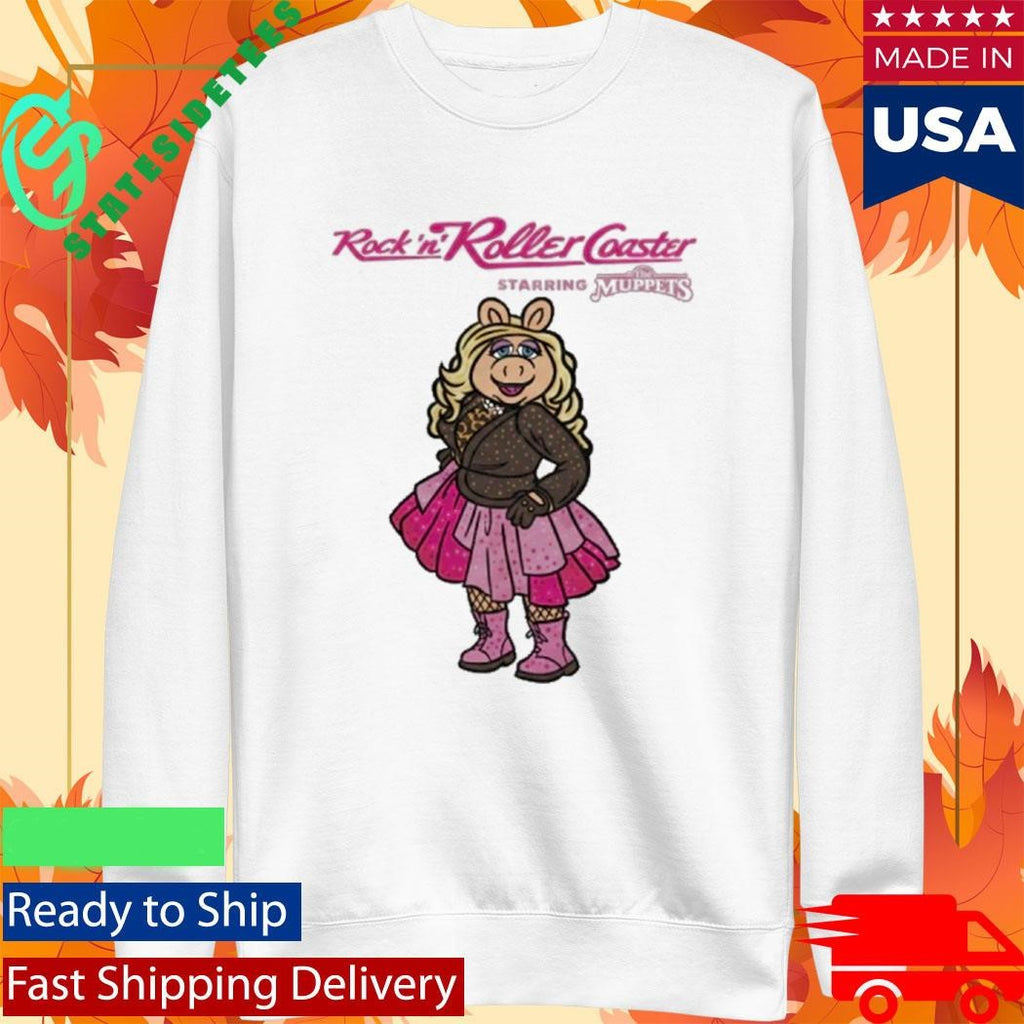 Miss Piggy Rockin’ Roller Coaster Rhinestone Shirt