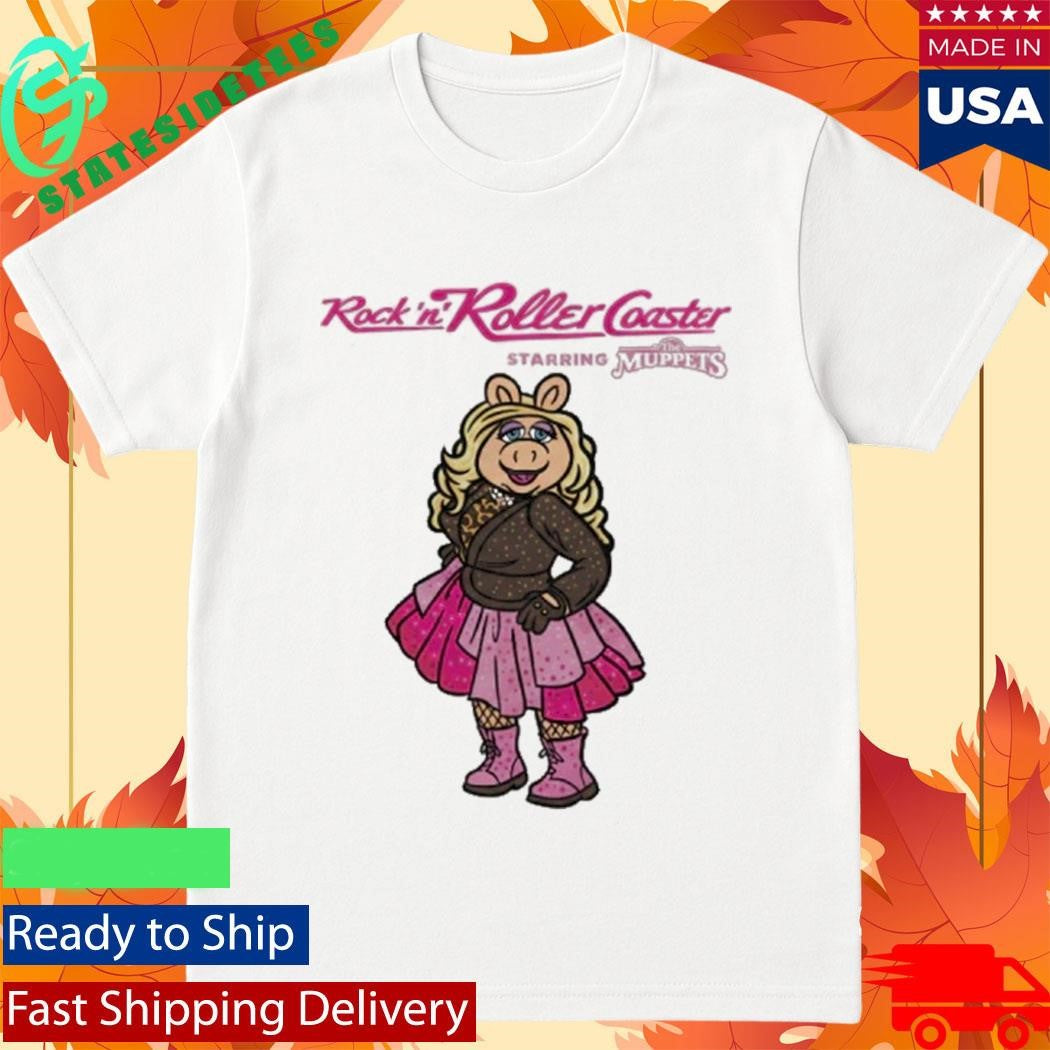 Miss Piggy Rockin’ Roller Coaster Rhinestone Shirt
