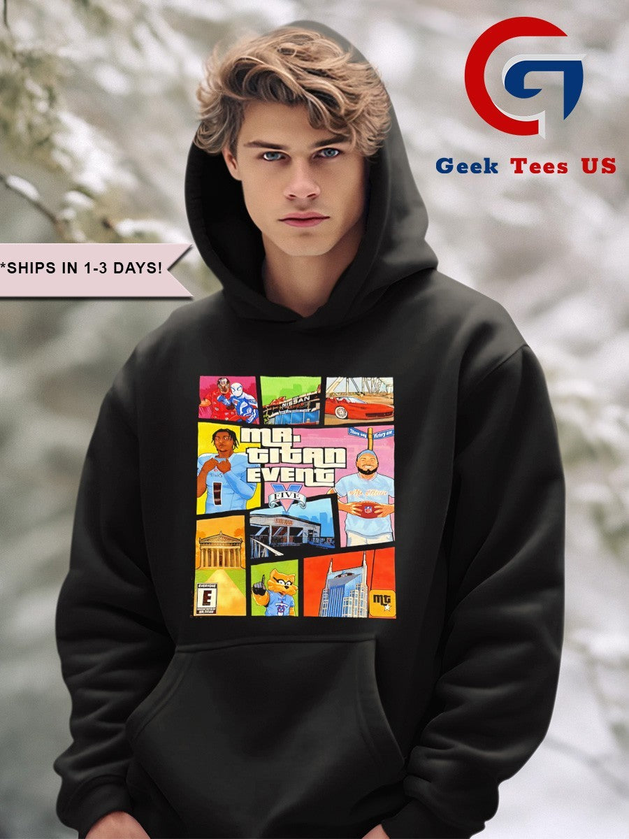 Mr.Titan Event Grand Theft Auto V shirt