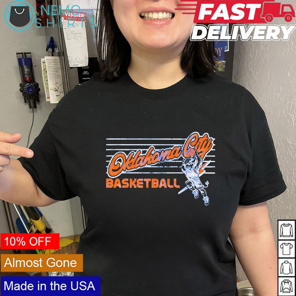 OKC Oklahoma City basketball cartoon mascot shirt