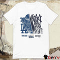 2024 East Coast Los Angeles Dodgers vs. West Coast New York Yankees MLB World Series Vintage t-shirt