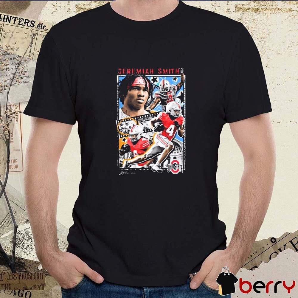 2024 Jeremiah Smith Highlight Collage Ohio State Buckeyes Graphic t-shirt