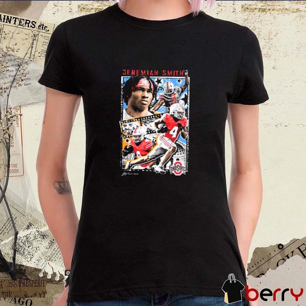 2024 Jeremiah Smith Highlight Collage Ohio State Buckeyes Graphic t-shirt