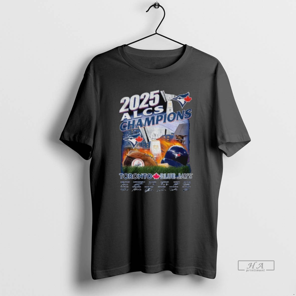 Official 2025 Alcs Champions Toronto Blue Jays Signature