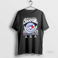 Official 2025 American League Champions Toronto Blue Jays Baseball Logo
