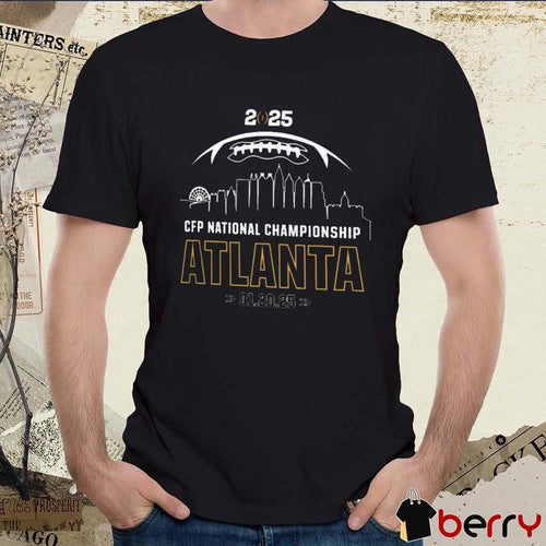 2025 College Football Playoff National Championship Atlanta Back Logo 01.20.25 t-shirt
