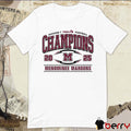 2025 MHSAA Football Division 7 Champions Menominee Maroons Logo t-shirt
