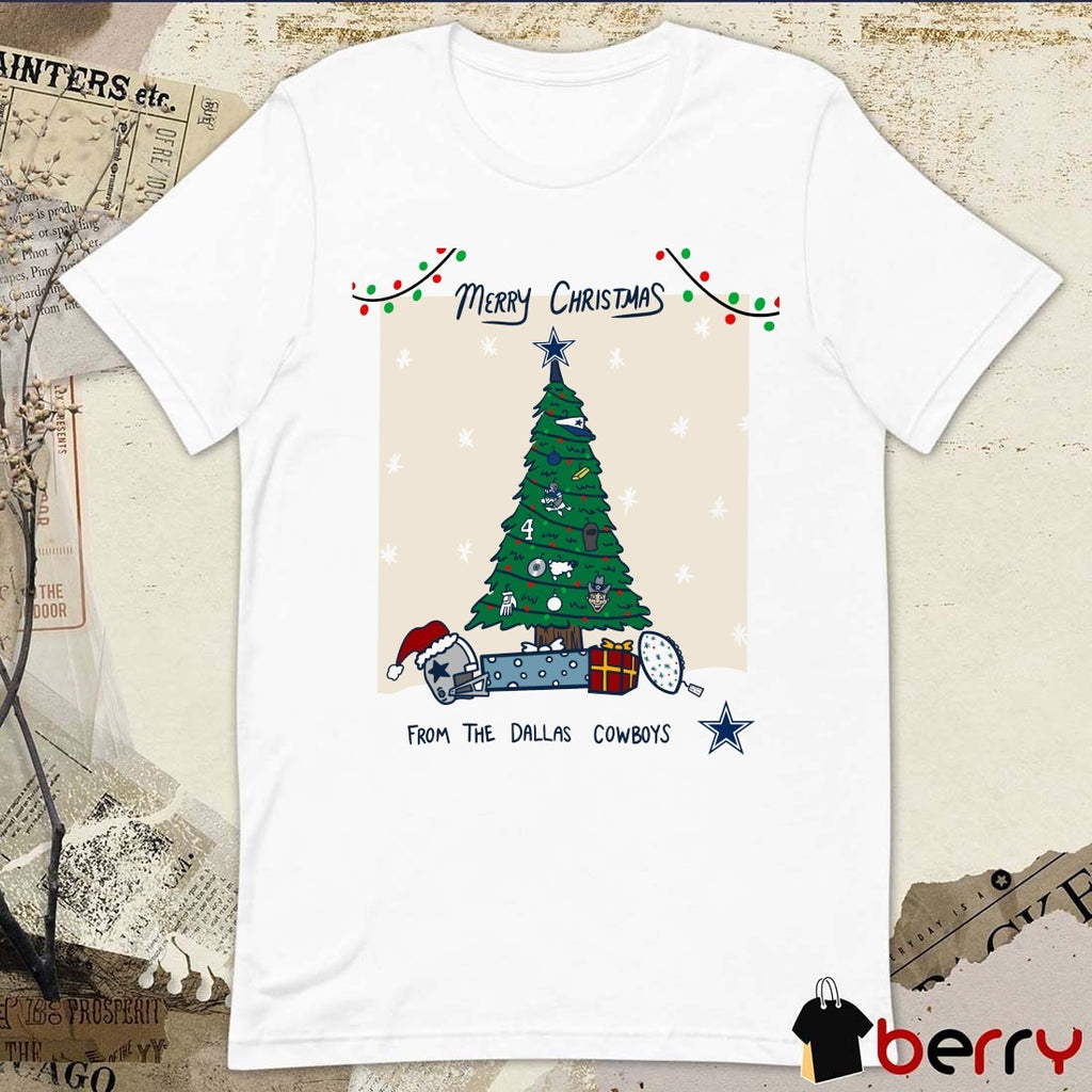 2025 Merry Christmas From The Dallas Cowboys t-shirt