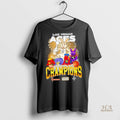 Official 2025 Wnba Finals Champions Winner Las Vegas Aces Mascots Shirt