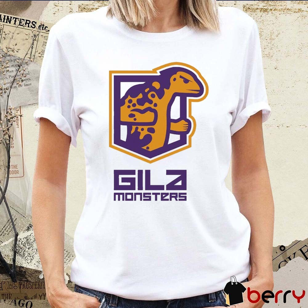 2026 Eastern Arizona Gila Monsters Logo t-shirt