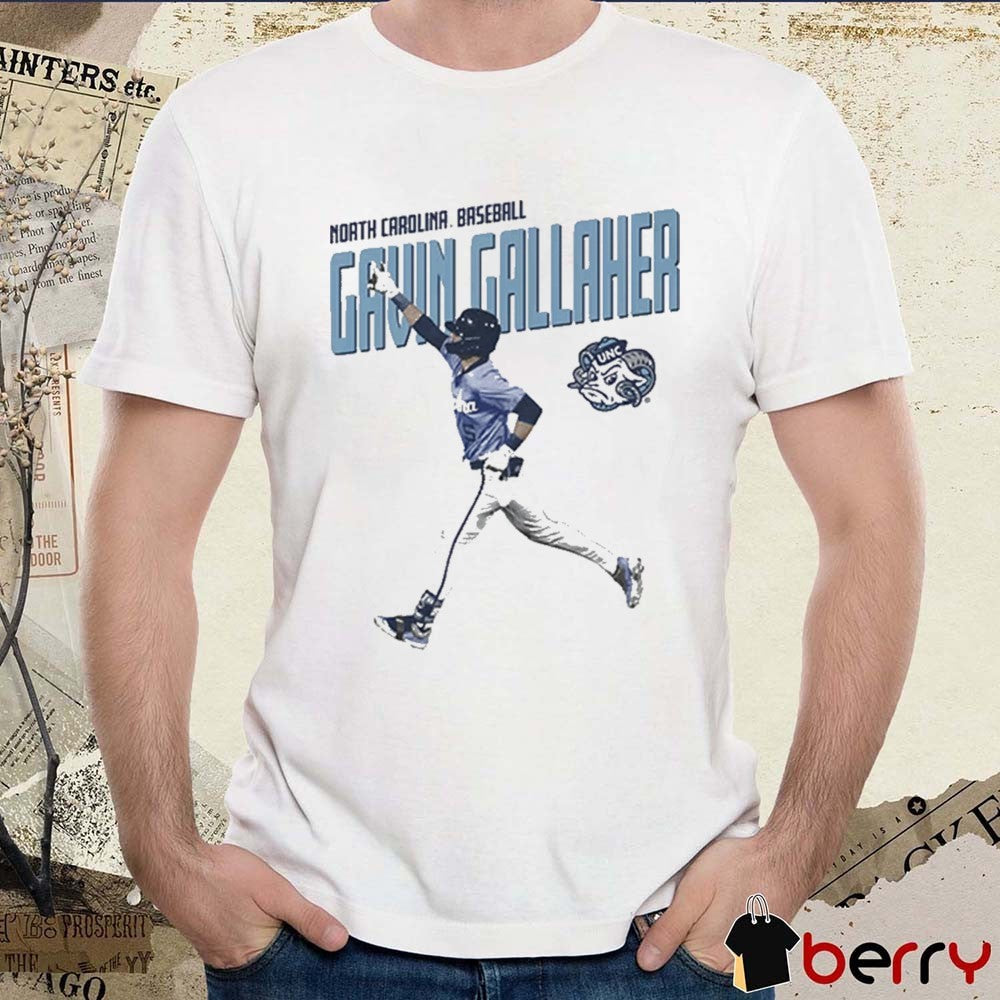 2026 Gavin Gallaher North Carolina Tar Heels NCAA Illustrated NIL Graphic t-shirt