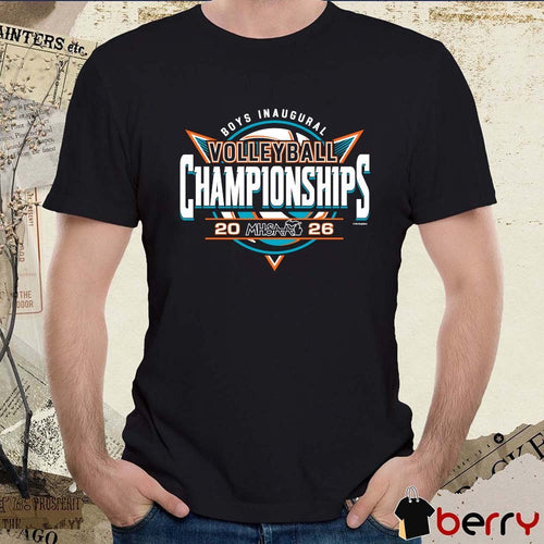 2026 MHSAA Boys Inaugural Volleyball Championships t-shirt