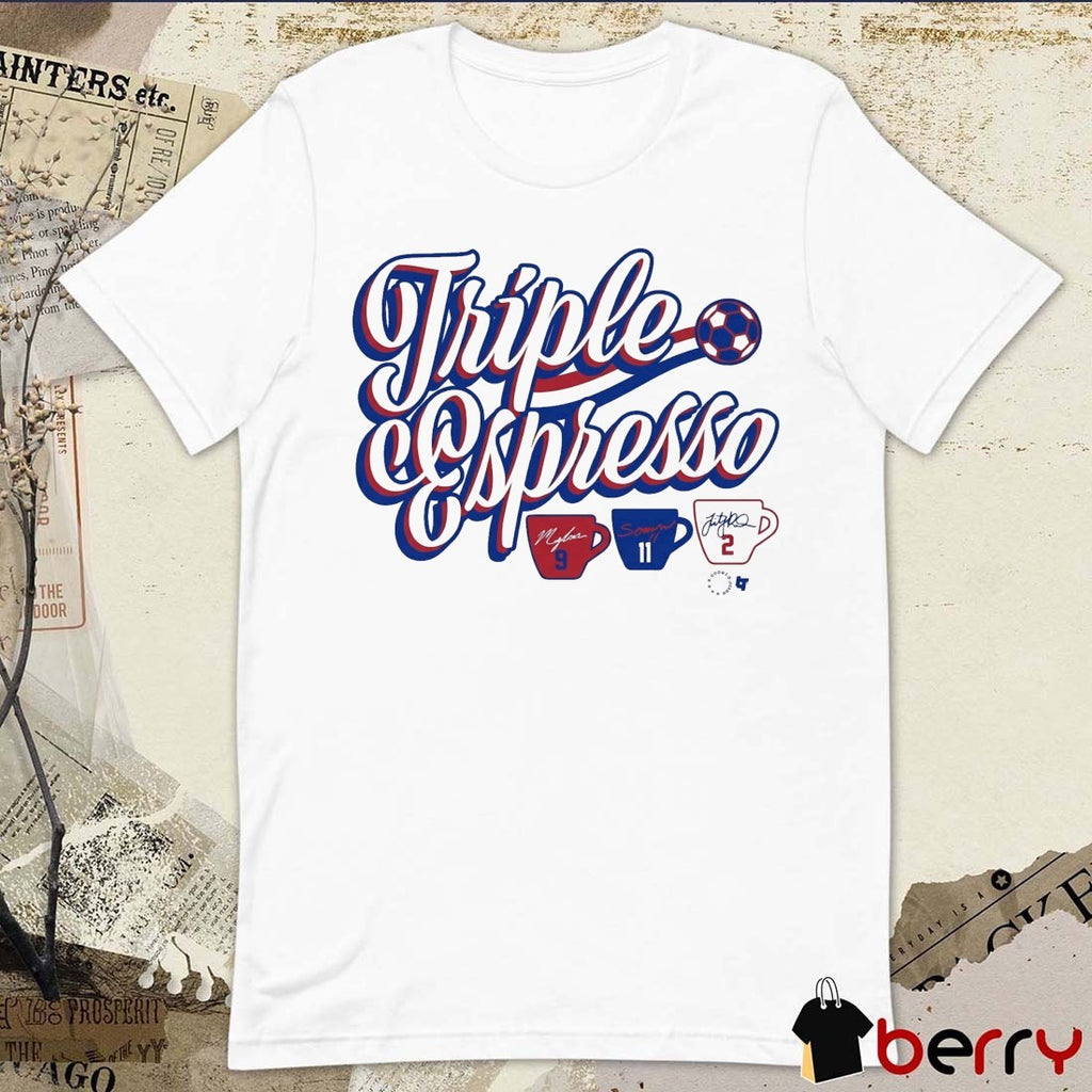 2026 Mallory Swanson, Trinity Rodman, and Sophia Wilson Triple Espresso Chicago Stars FC Signatures t-shirt