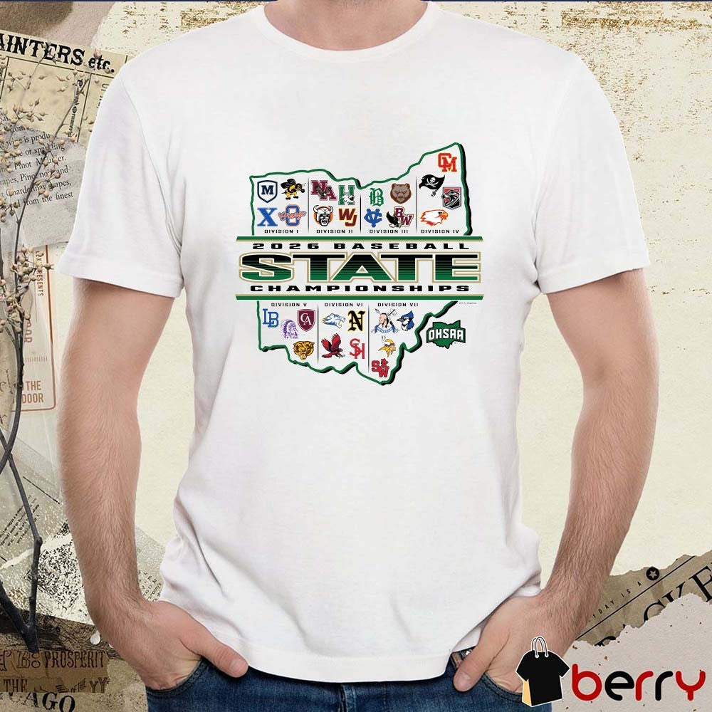 2026 OHSAA Baseball State Championships Division I – VII t-shirt
