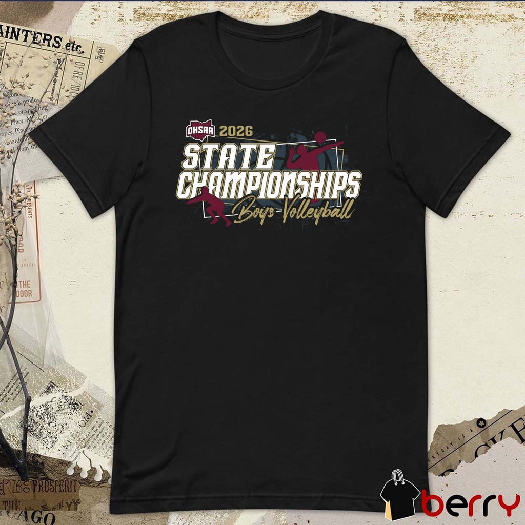 2026 OHSAA Boys Volleyball State Championships Logo t-shirt