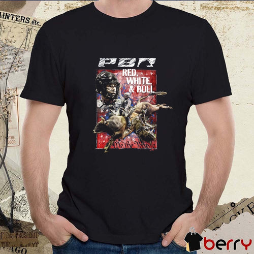 2026 PBR Professional Bull Riders Red, White and Bull We The People t-shirt