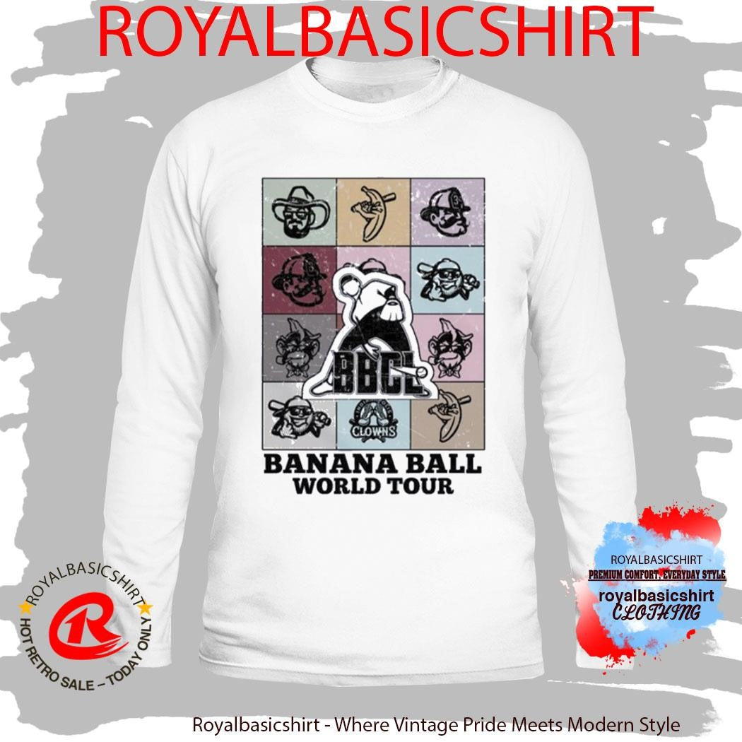2026 Savannah Bananas Banana Ball World Tour Shirt