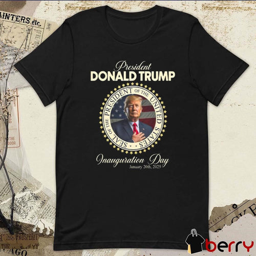 47th Seal Of The President Donald Trump Inauguration Day January 20th 2025 United States Vintage Retro t-shirt