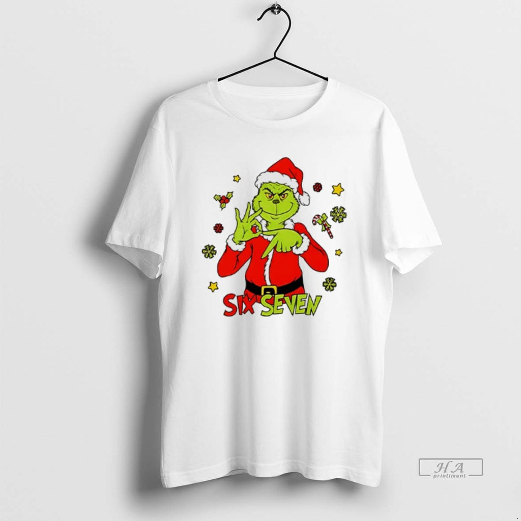 Official 6 7 Six Seven Meme Grinch Christmas