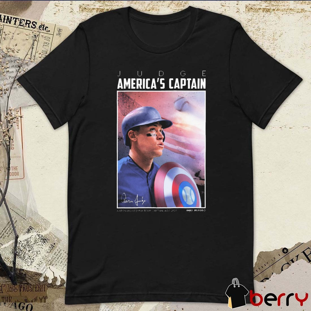 Aaron Judge America’s Captain USA Team Captain WBC 2026 Signature t-shirt