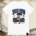 Aaron Judge New York Yankees Vs New York Mets 2025 MLB Subway Series Caricature Graphic t-shirt