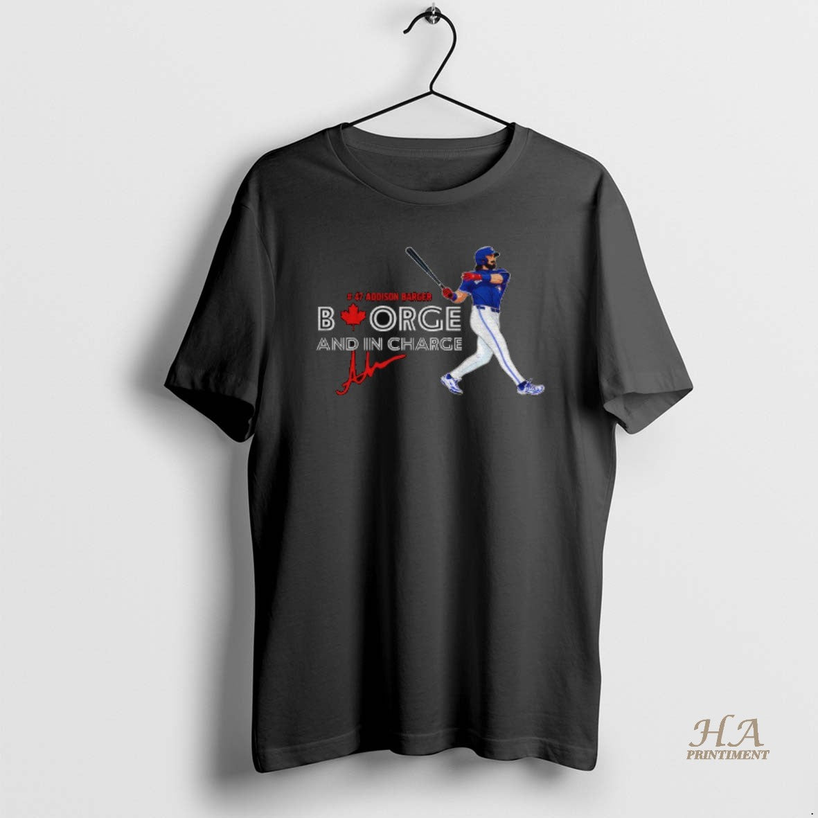 Official Addison Barger Blue Jays 2025 Design Borge And In Charge