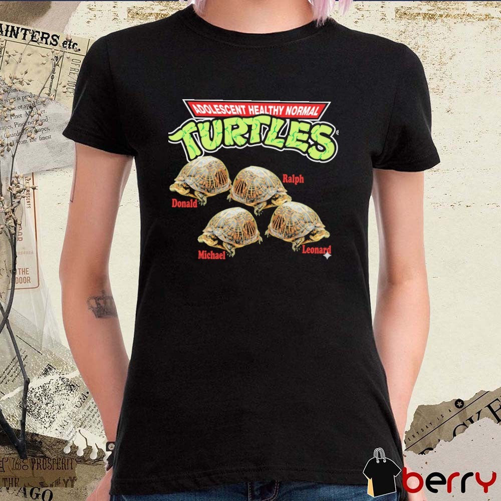 Adolescent Healthy Normal Turtles Donald Ralph Michael Leonard t-shirt
