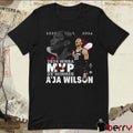 A’ja Wilson Las Vegas Aces Stadium Essentials 2024 WNBA MVP 3X Winner Graphic t-shirt