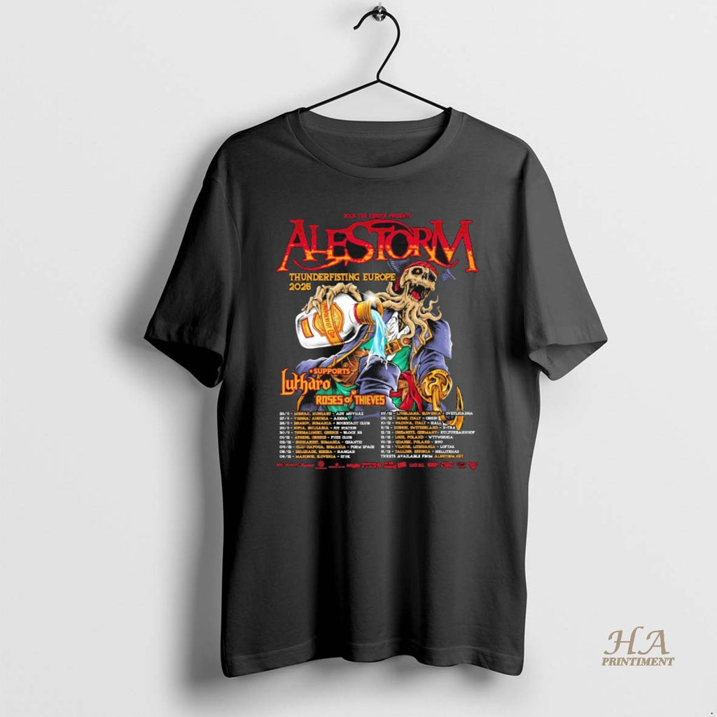 Official Alestorm Thunderfisting Europe 2025 Tour
