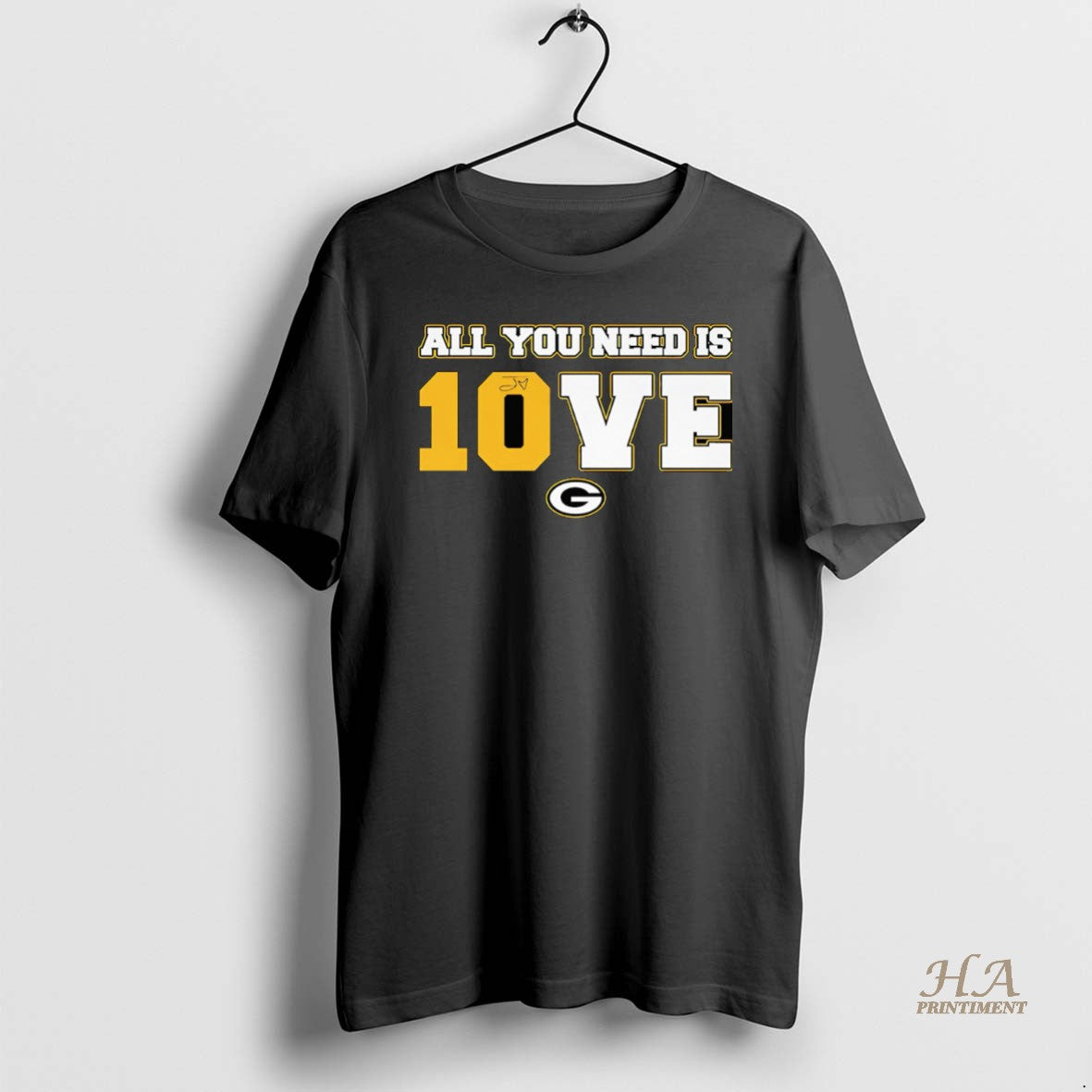 Official All You Need Is 10ve Green Bay Packers