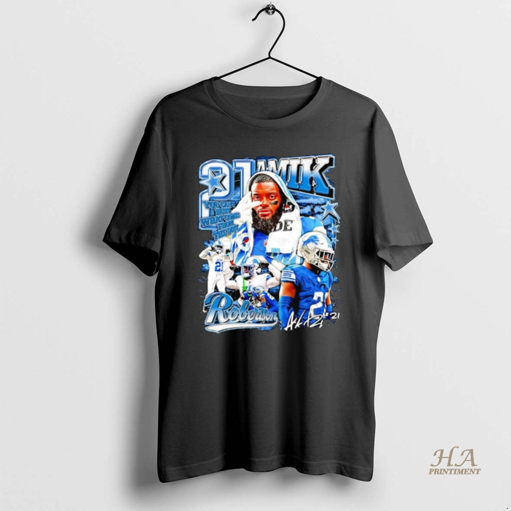 Official Amik Robertson You Cant Bury What Comes From The Dirt Detroit Lions