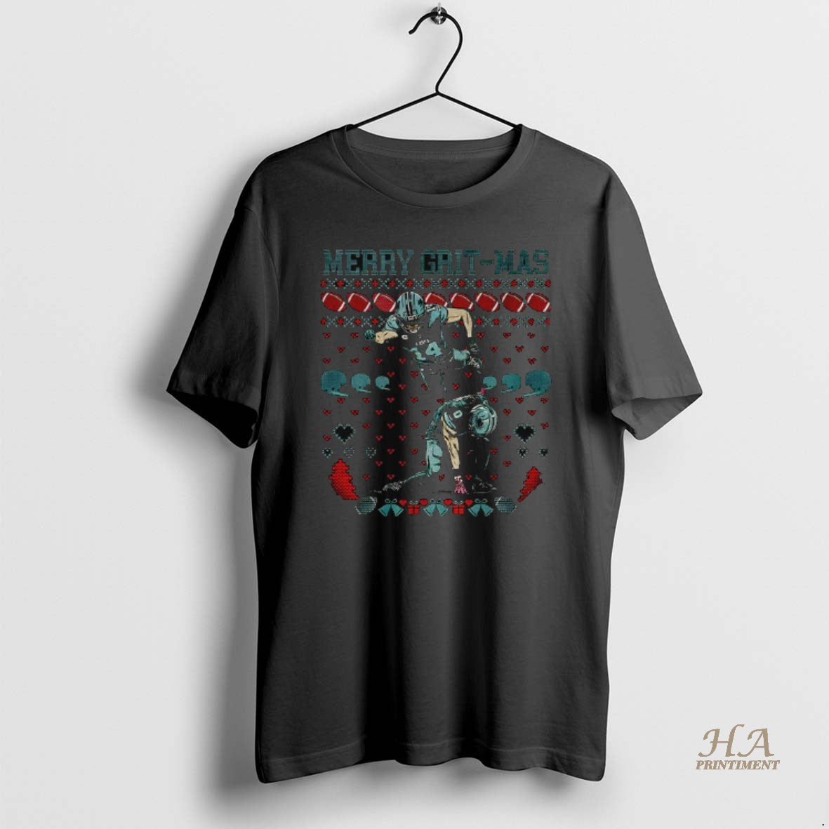 Official Amon Ra St Brown Funny Merry Grit Mas Detroit Lions Ugly Christmas