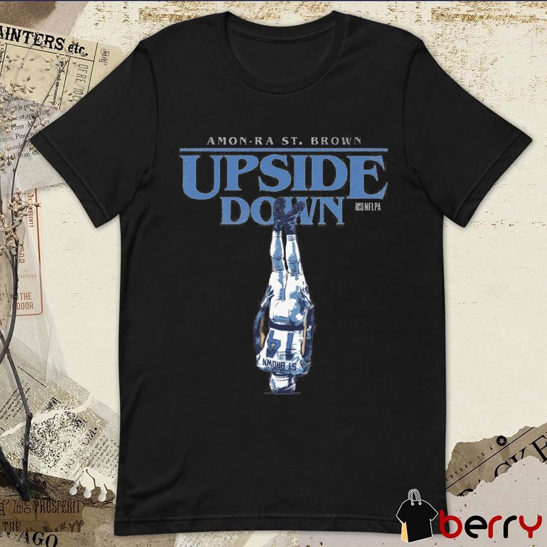 Amon-Ra St. Brown Detroit Lions NFL Upside Down t-shirt
