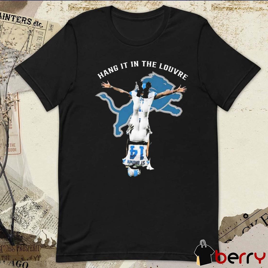 Amon-Ra St. Brown Hang It In The Louvre Detroit Lions NFL t-shirt