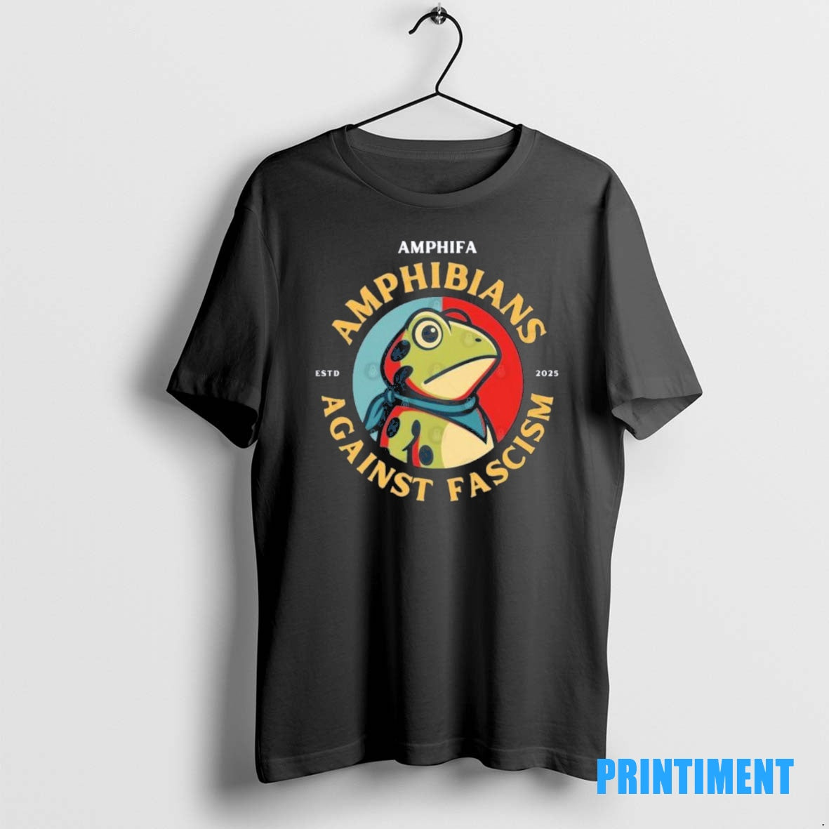 Official Amphifa Portland Frog Amphibians Against Fascism Tee Sweater