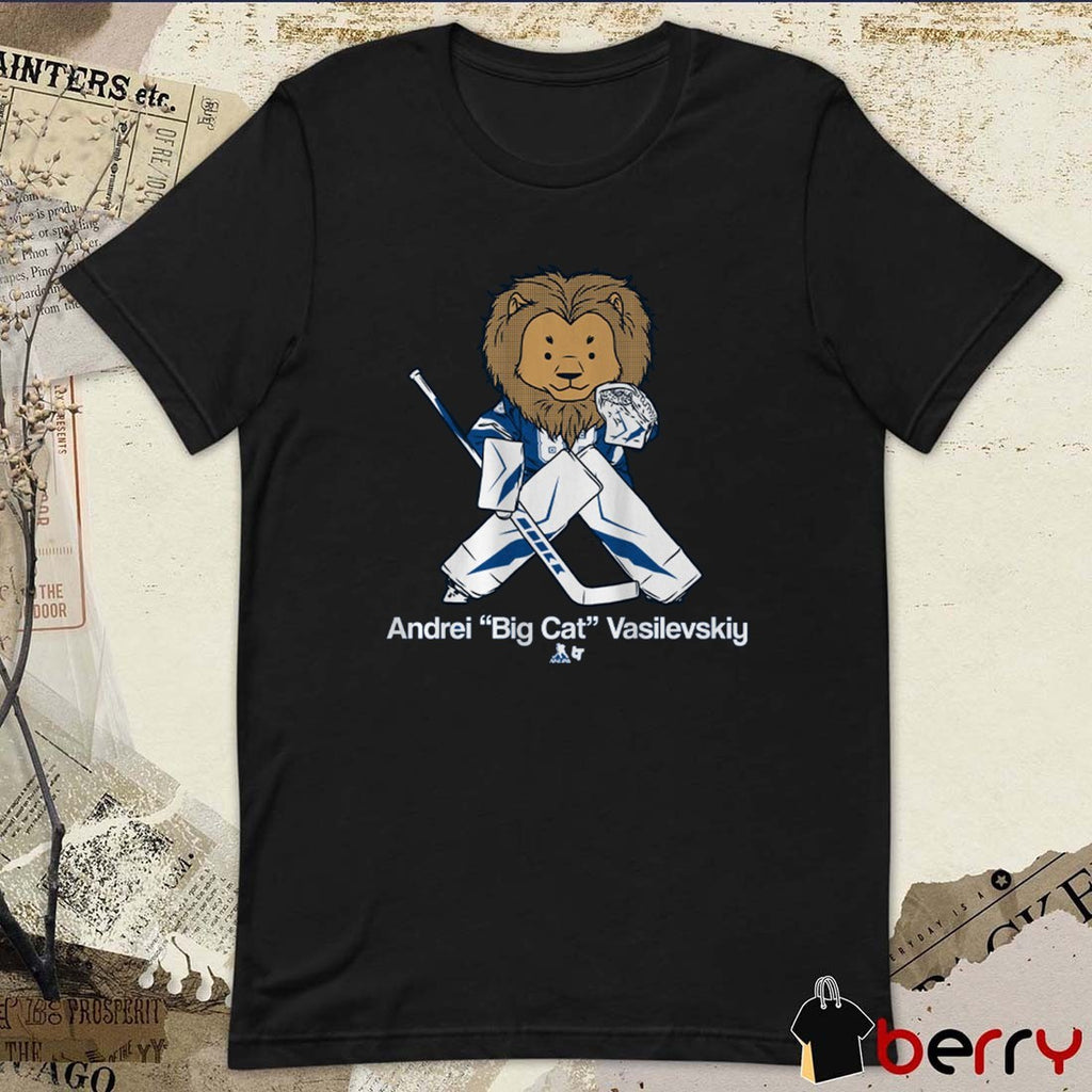 Andrei Vasilevskiy Big Cat Guy Tampa Bay Lightning Hockey t-shirt