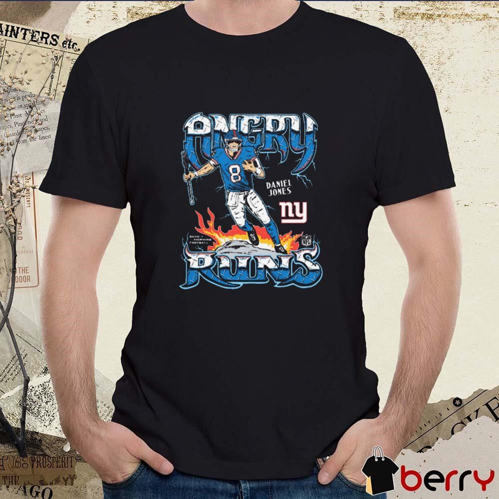 Angry Runs 2024 New York Giants Daniel Jones NFL t-shirt